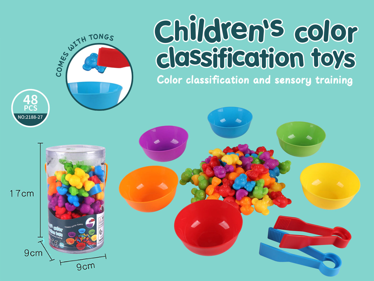 Rainbow Counting Math Kit