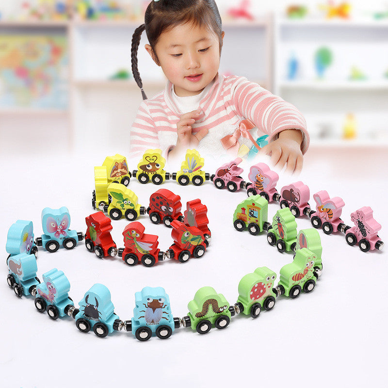 Magnetic Number Train Letter Building Blocks