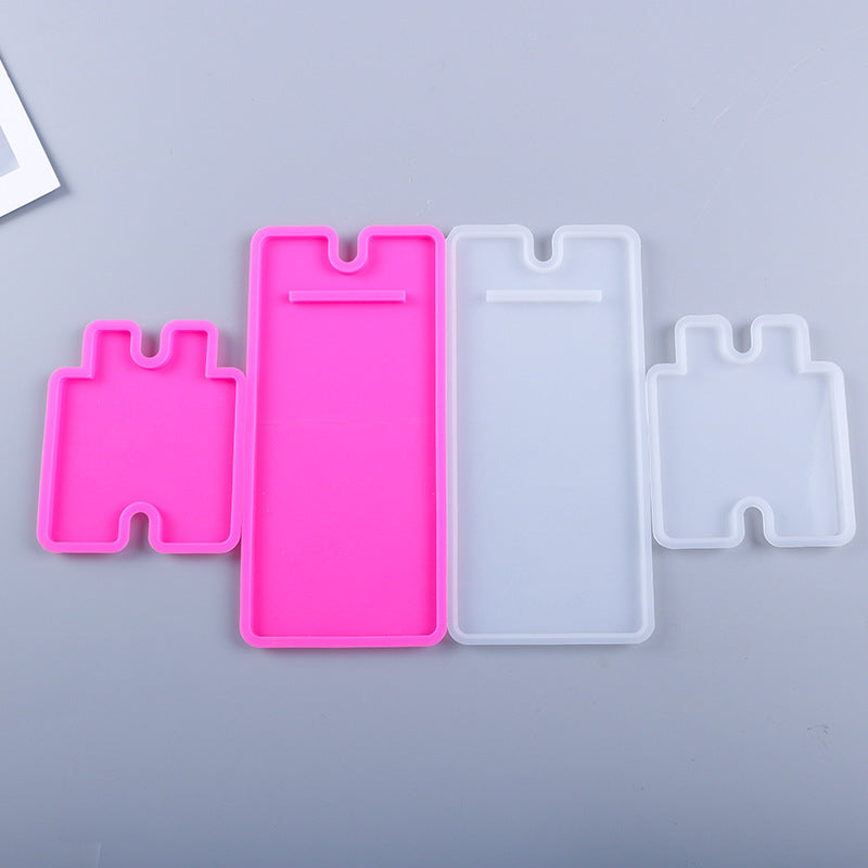 Epoxy Mold Type 2 Mobile Phone Holder Silicone Mold Mirror Surface