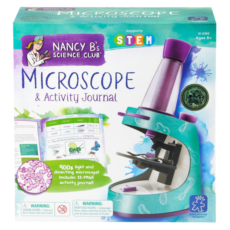 NANCY B SCIENCE CLUB MICROSCOPE & ACTIVITY JOURNAL SCIENCE KIT