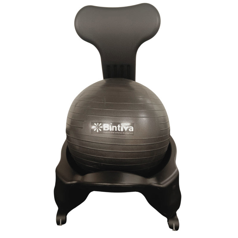 STABILITY BALL CHAIR TEEN & ADULT BLK/BLK sensory
