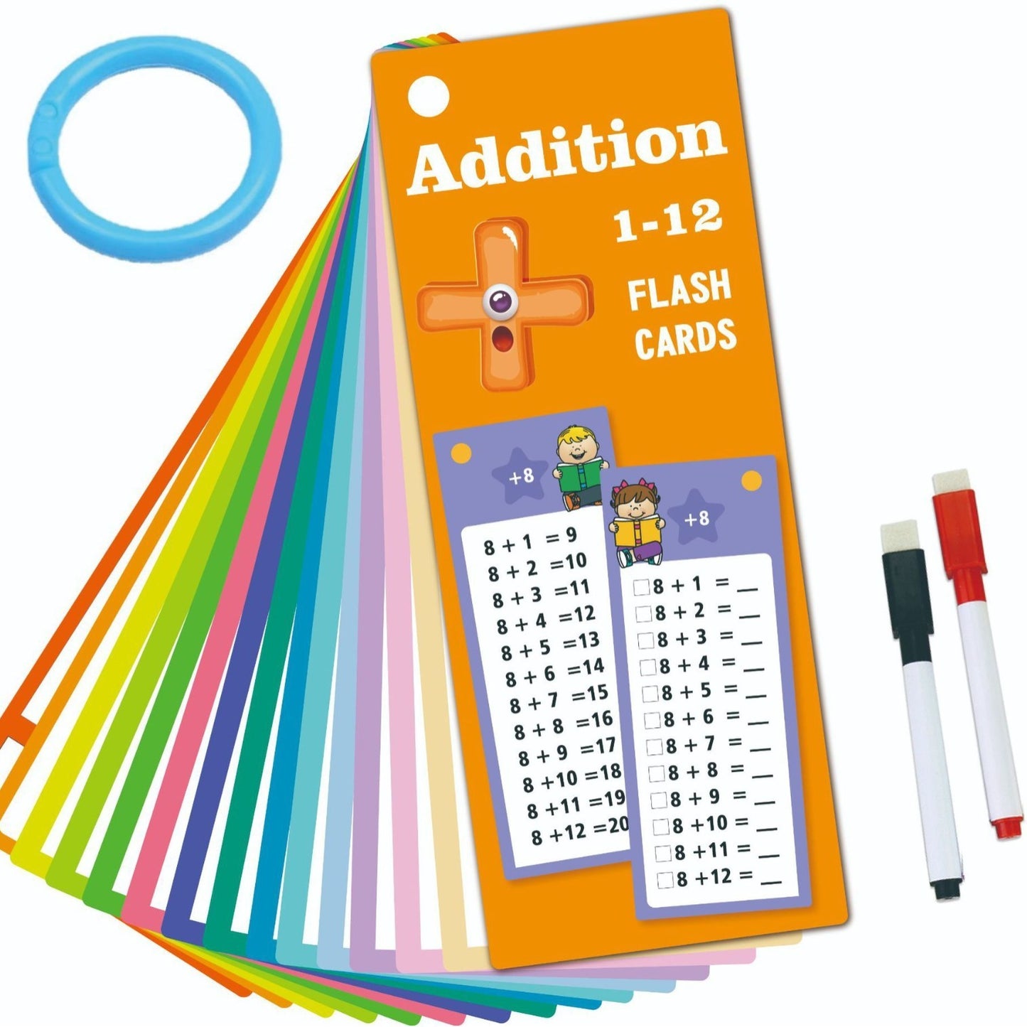 Math Erasable Learning Cards