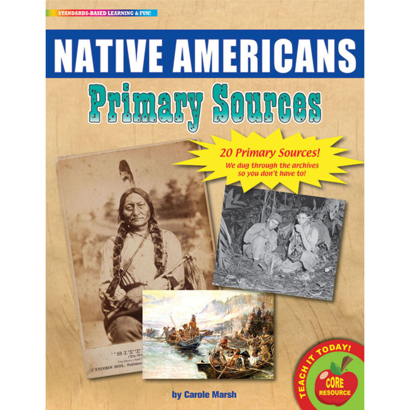 PRIMARY SOURCES NATIVE AMERICANS HISTORY BOOK