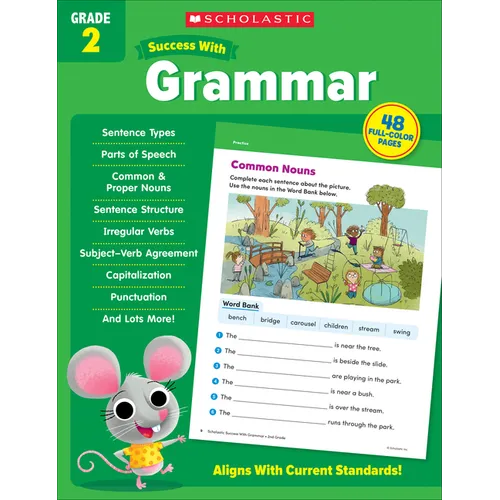 Scholastic Success with Grammar Grade 2 Workbook