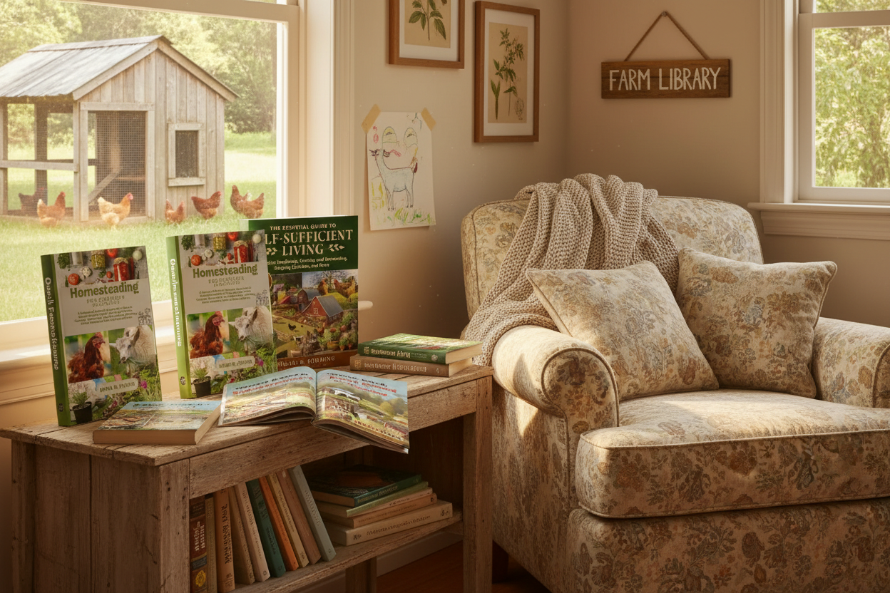 Animal Care Books - reading nook style