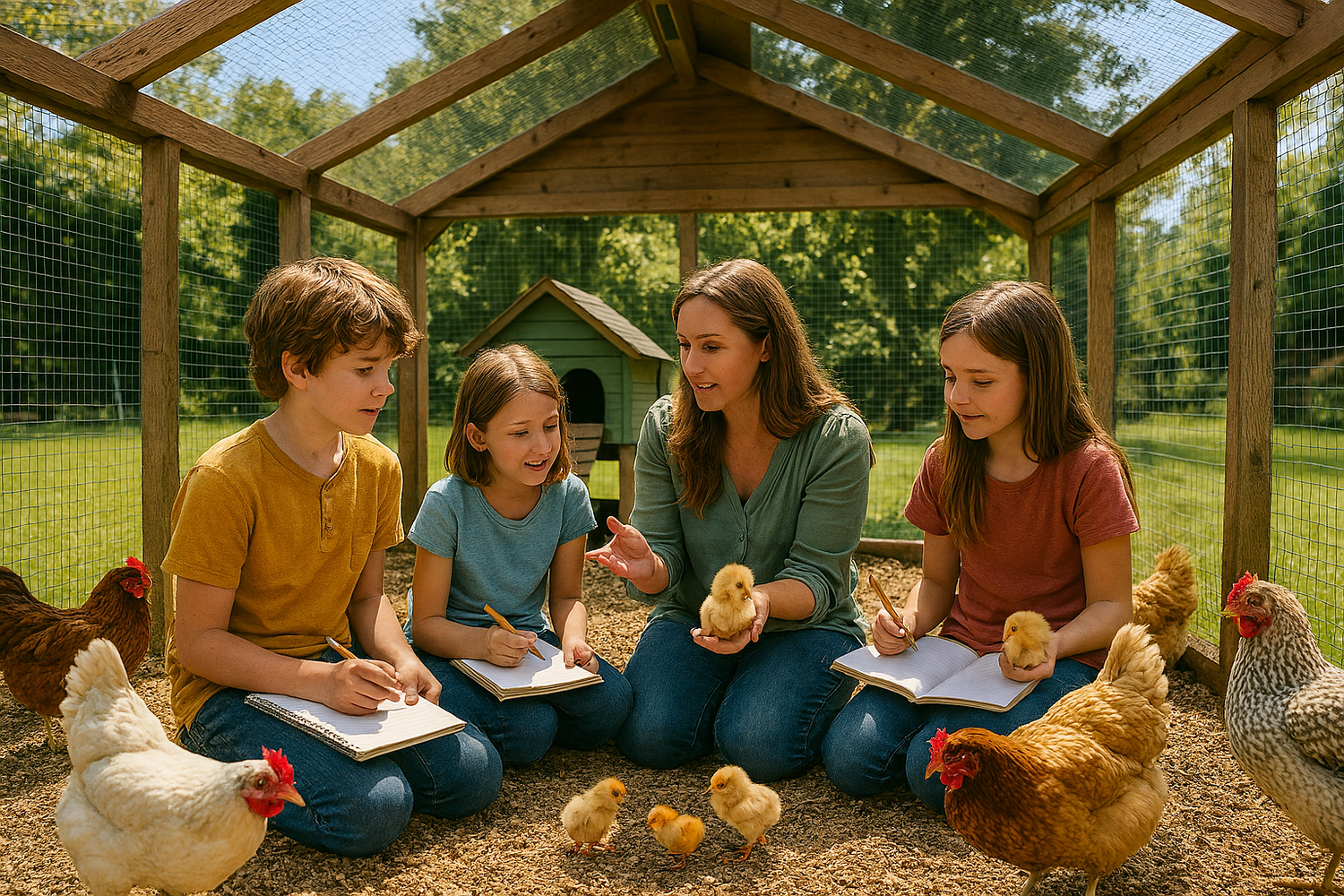Homeschool Chicken Coop