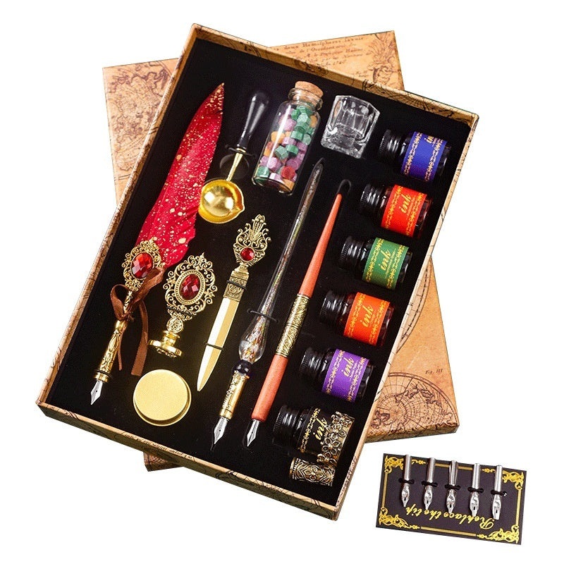 Feather Pen Kit Dipping Pen Craft Set