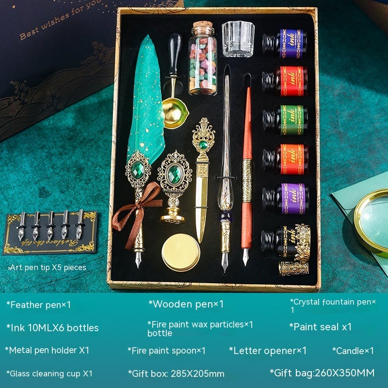 Feather Pen Kit Dipping Pen Craft Set