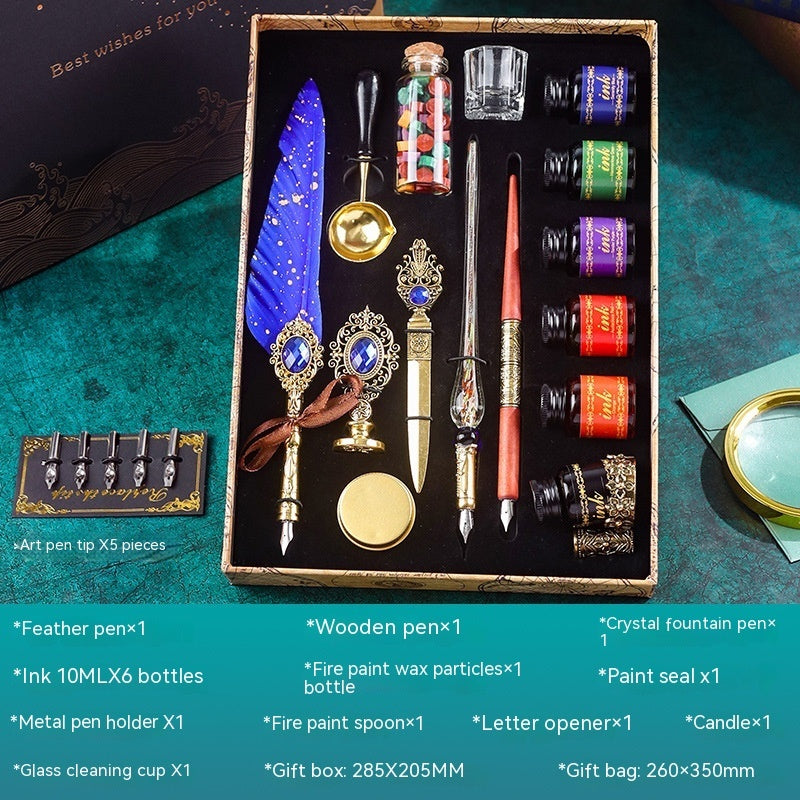 Feather Pen Kit Dipping Pen Craft Set