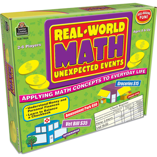 REAL WORLD MATH UNEXPECTED EVENTS GAME