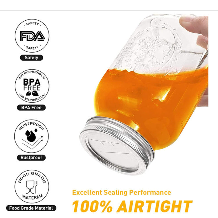 Mason Jar lid Cover Canning Supplies