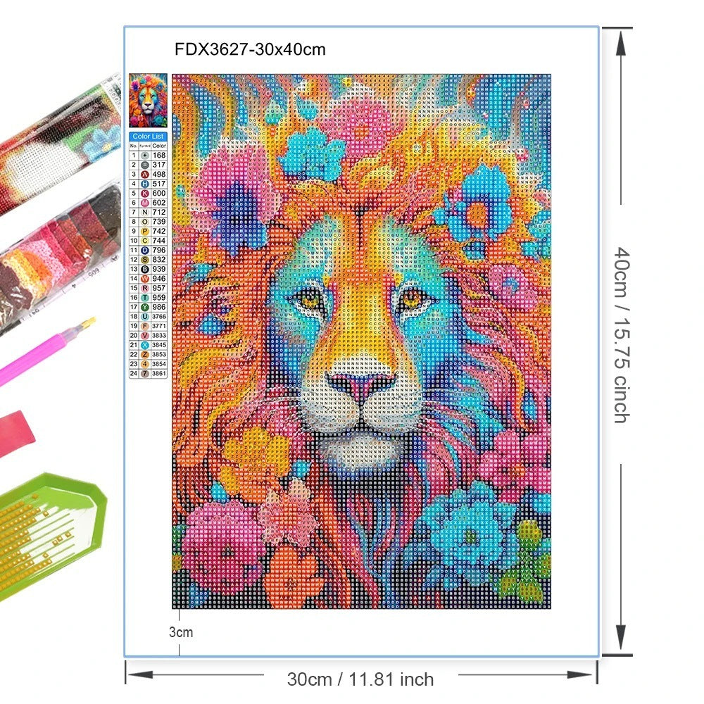 Diamond Painting Colorful Animals