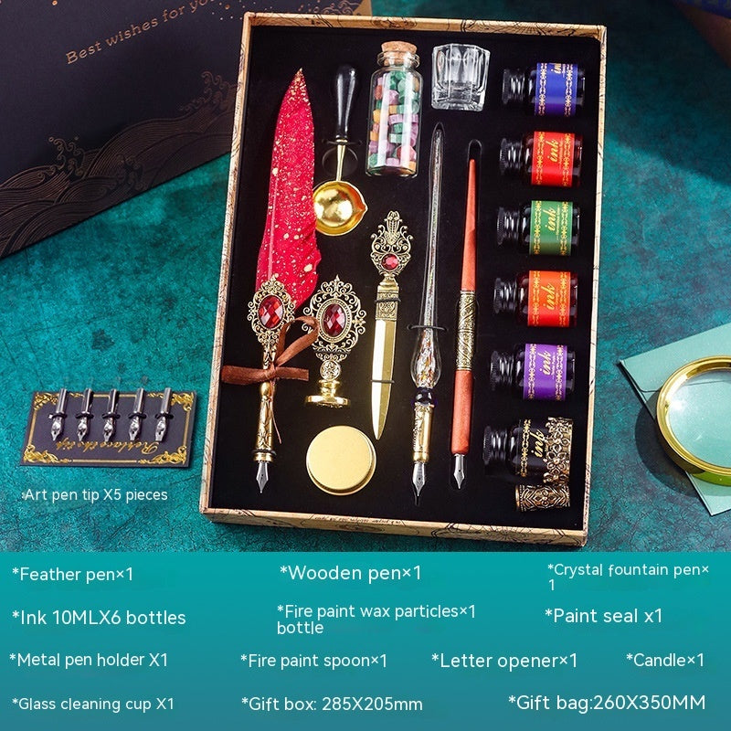 Feather Pen Kit Dipping Pen Craft Set