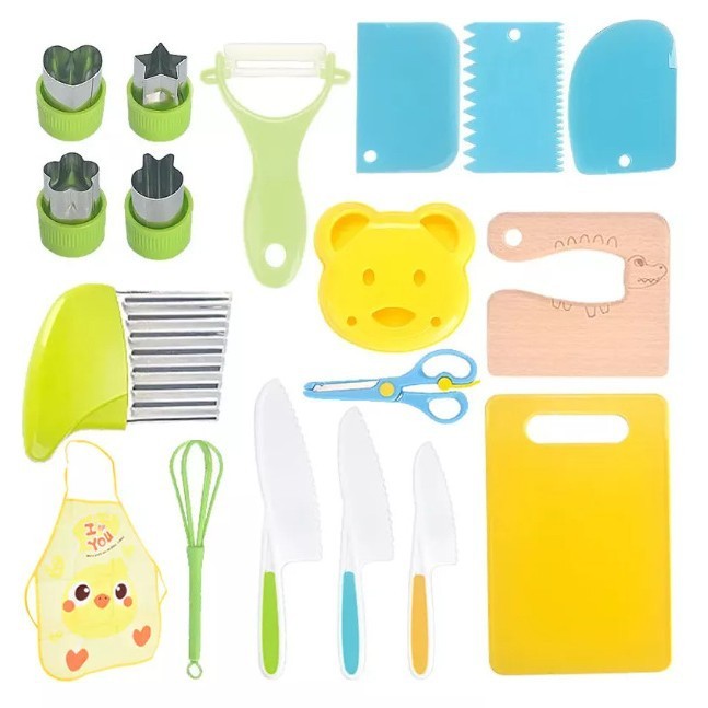 Children's Plastic Knife Kitchen cooking Kit
