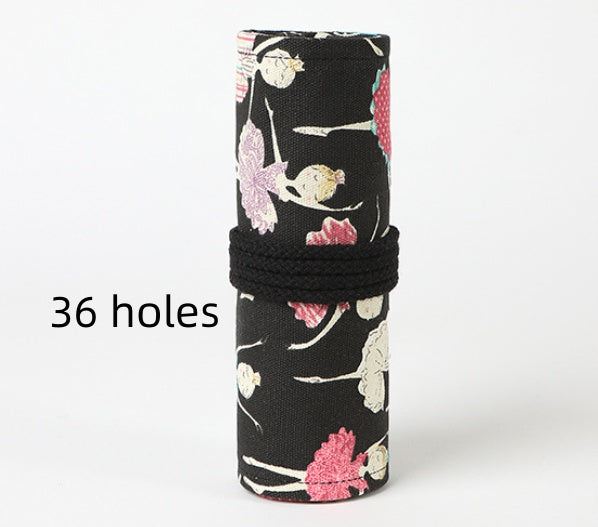 Ballet Girl Canvas Pencil Bag