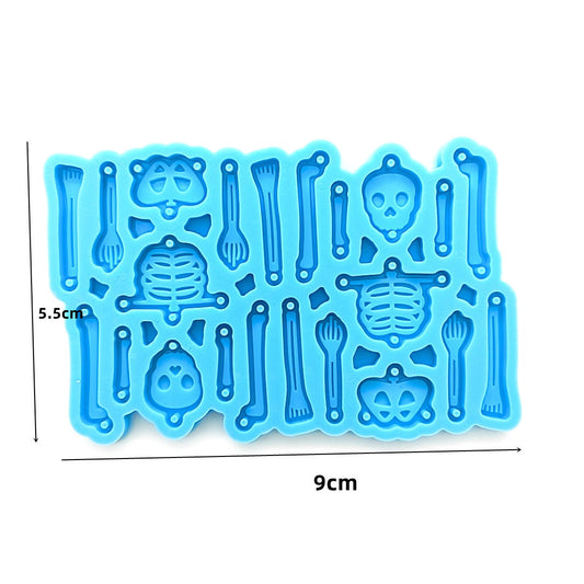 Creative Diy Skull Pendant Epoxy Silicone Mold