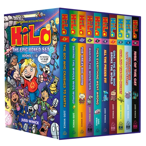 Hilo: The Epic Boxed Set (Books 1-10): (A Graphic Novel Boxed Set)