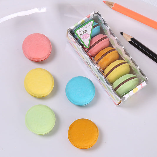 creative macaron eraser