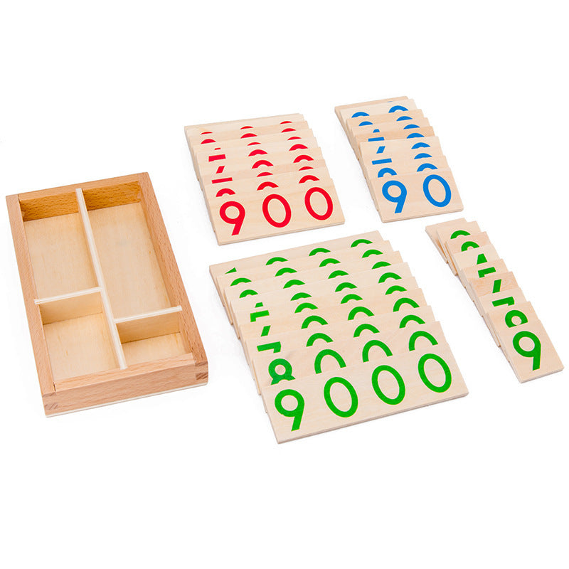 Wooden Montessori material Mathematics teaching aid