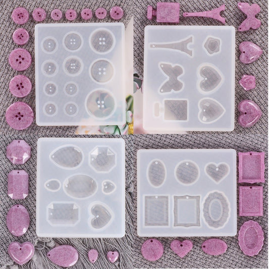 Home Simple Crystal Epoxy Pendant Mould