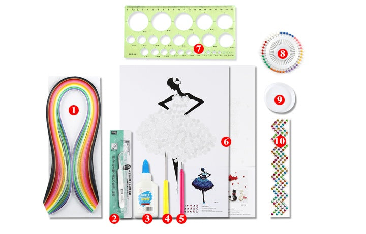 DIY Paper Craft Quill Craft Kit