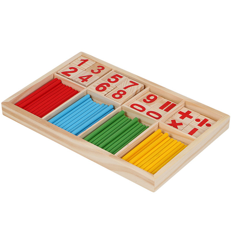 Wooden education math manipulatives