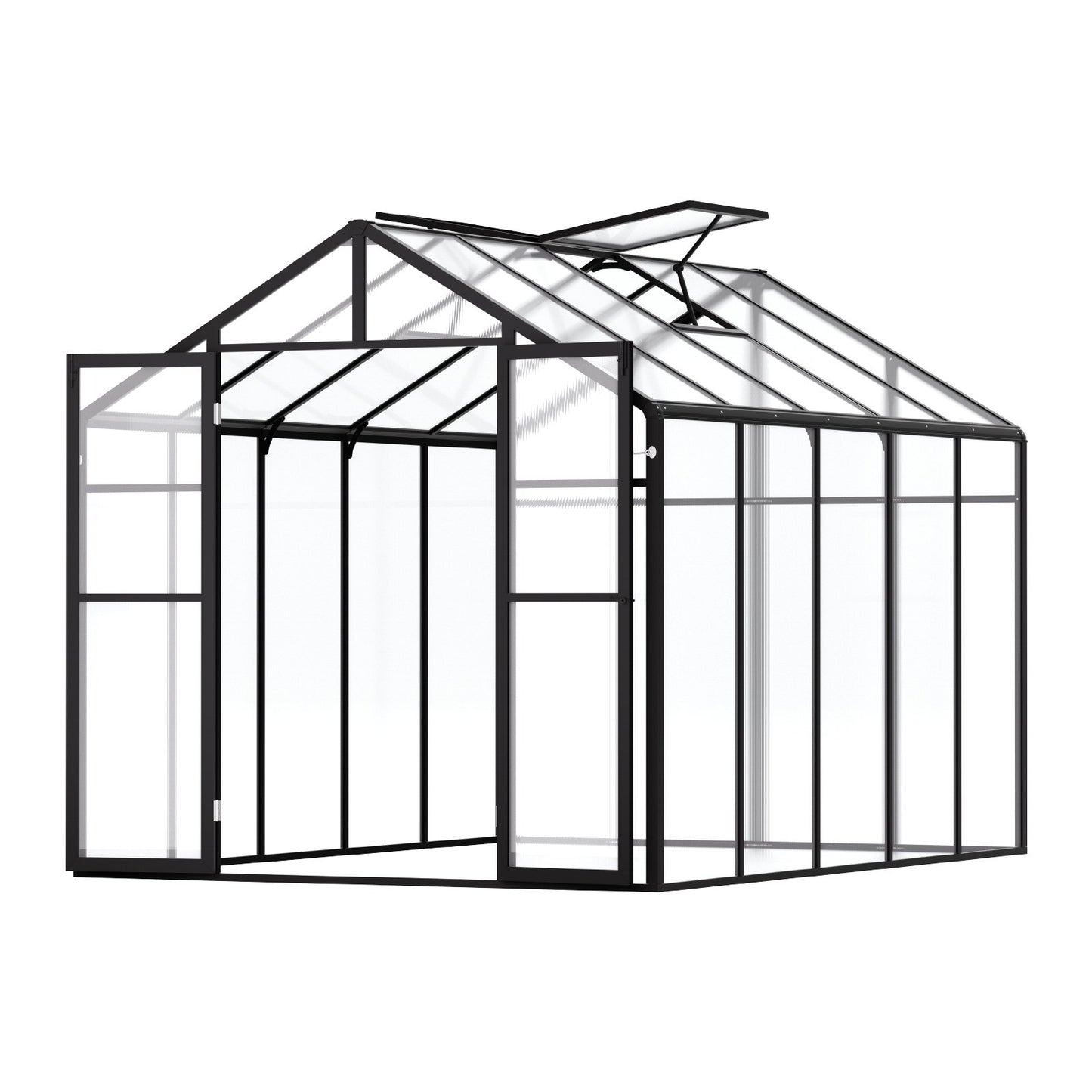 Polycarbonate Greenhouse, 8 X 10 Ft,