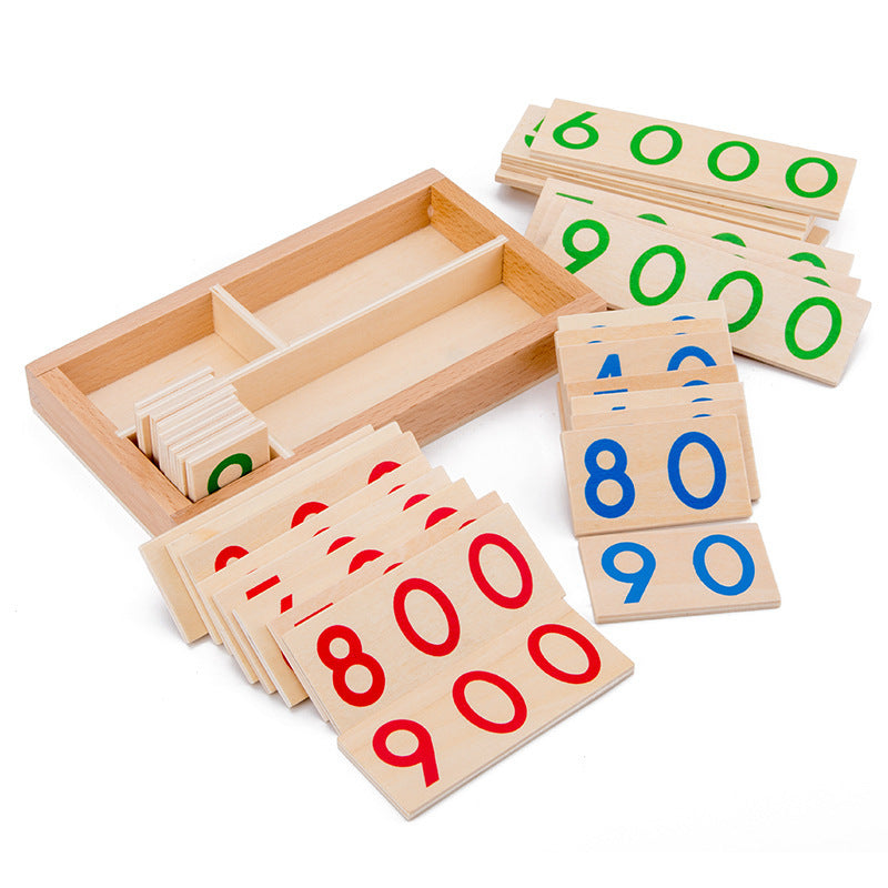 Wooden Montessori material Mathematics teaching aid