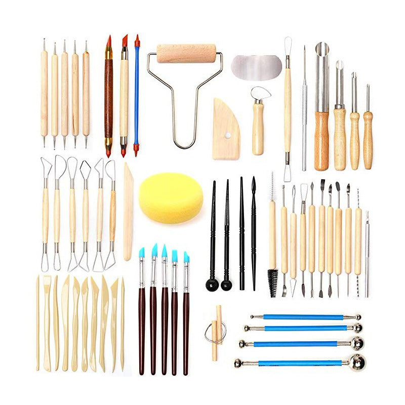 61 piece clay sculpture Art tools