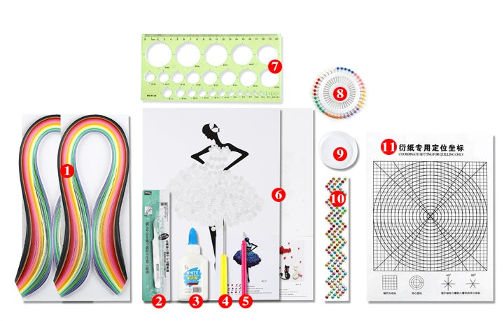 DIY Paper Craft Quill Craft Kit