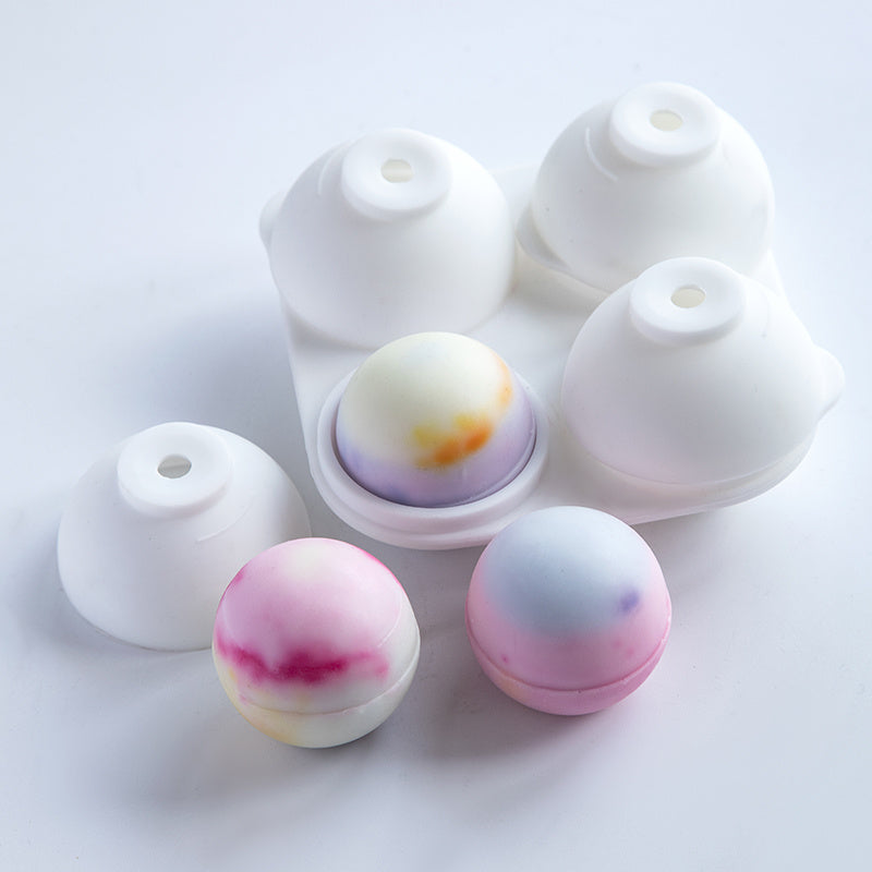 Four-ball Soap Silicone Mold