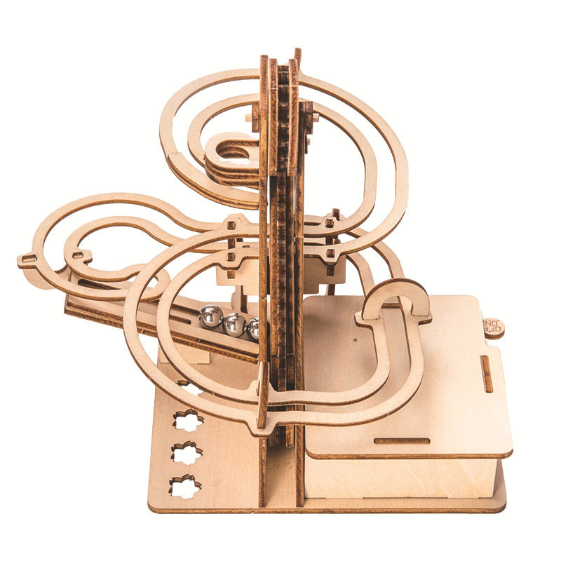 Solar-powered Wooden Puzzles STEM Kit