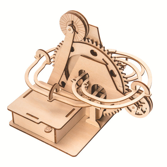 Solar-powered Wooden Puzzles STEM Kit