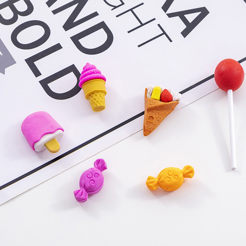 Creative Cute Snack Shape Eraser