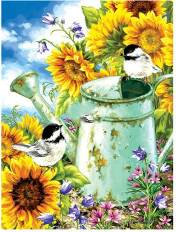 Diamond Painting Sunflower Bird