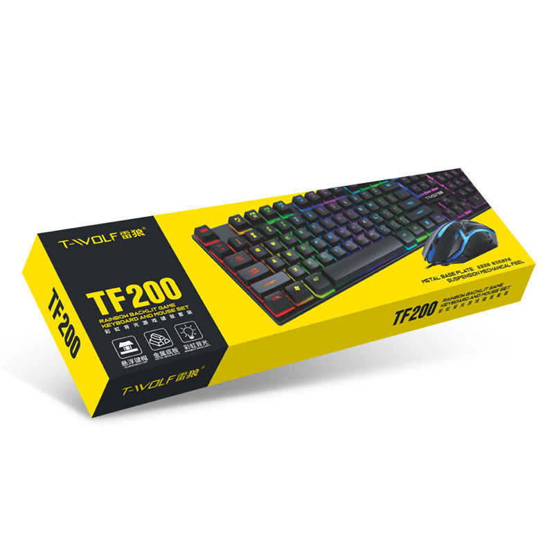 Wired Keyboard And Mouse Set