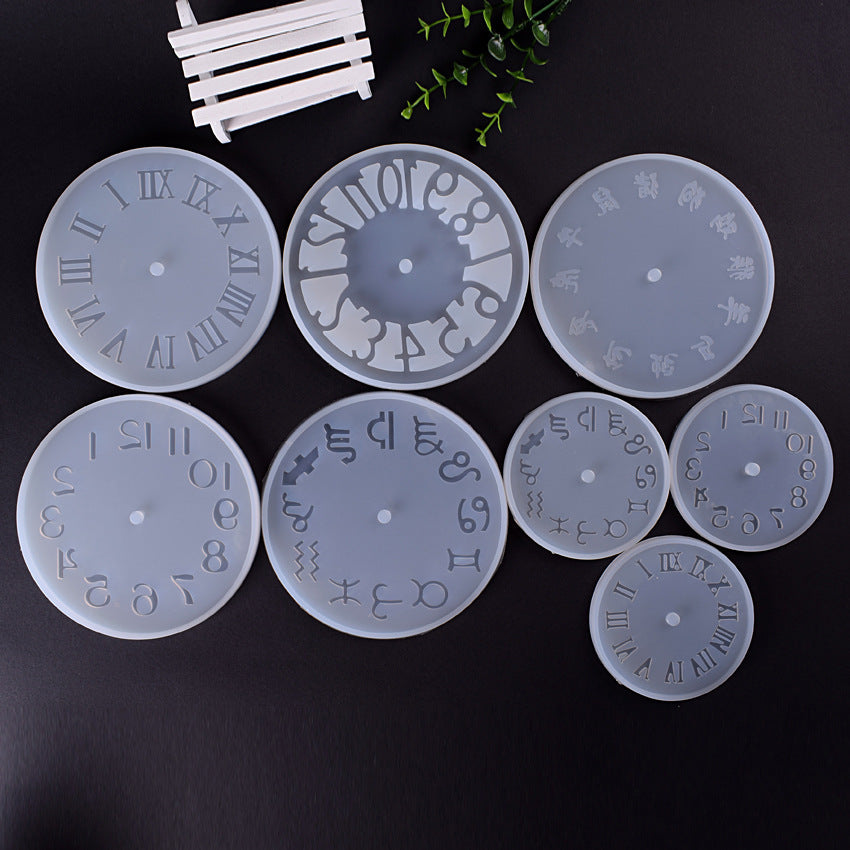 Silicone Mold, Clock, Crystal, Watch, Crystal Epoxy Mold, DIY Handmade Mold