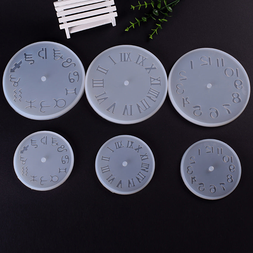 Silicone Mold, Clock, Crystal, Watch, Crystal Epoxy Mold, DIY Handmade Mold
