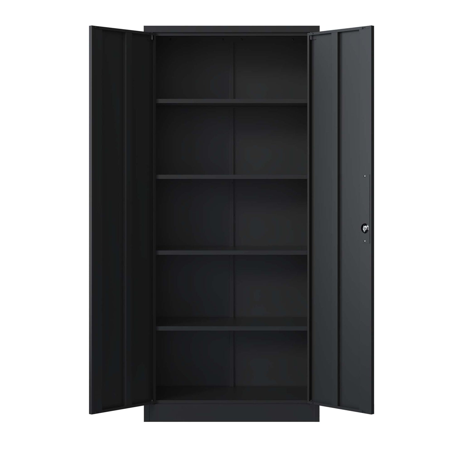 Cabinet With Doors And 4 Shelves, lockable