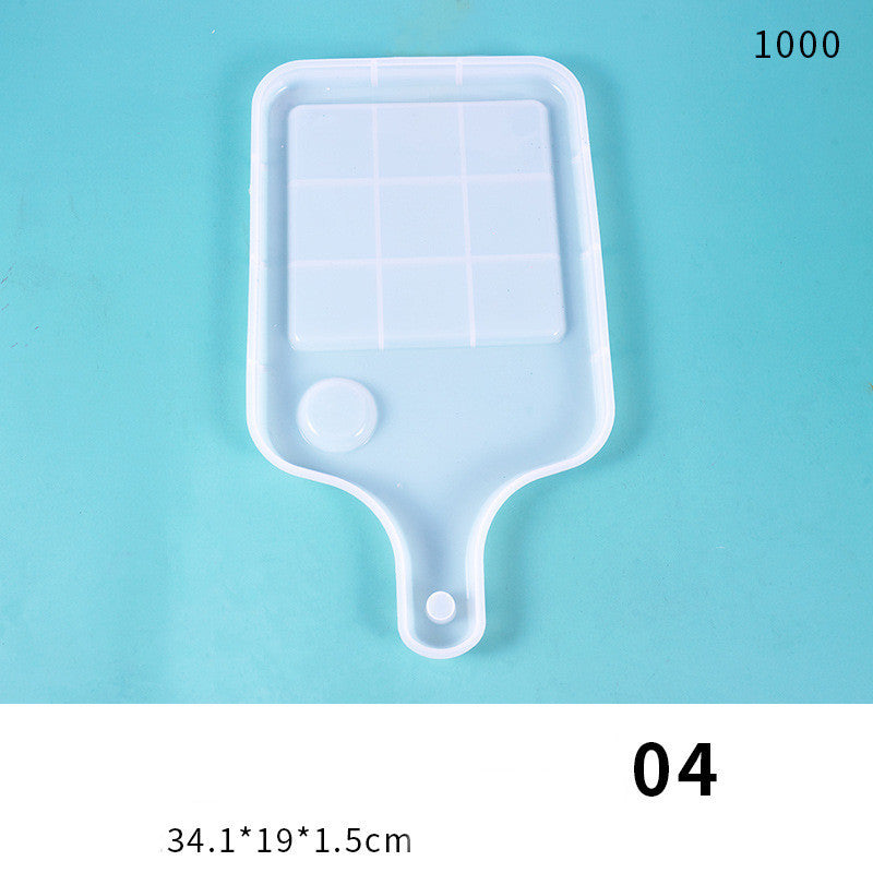 Crystal Epoxy Special-shaped Fruit Plate Storage Tray Mould