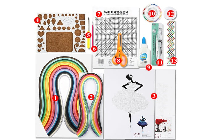 DIY Paper Craft Quill Craft Kit