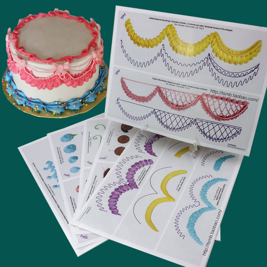 Cake decorating exercise board