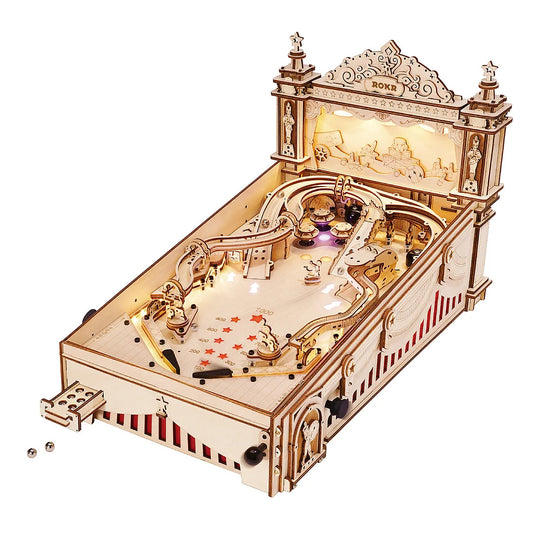 ROKR 3D Puzzle Pinball Machine STEM Kit
