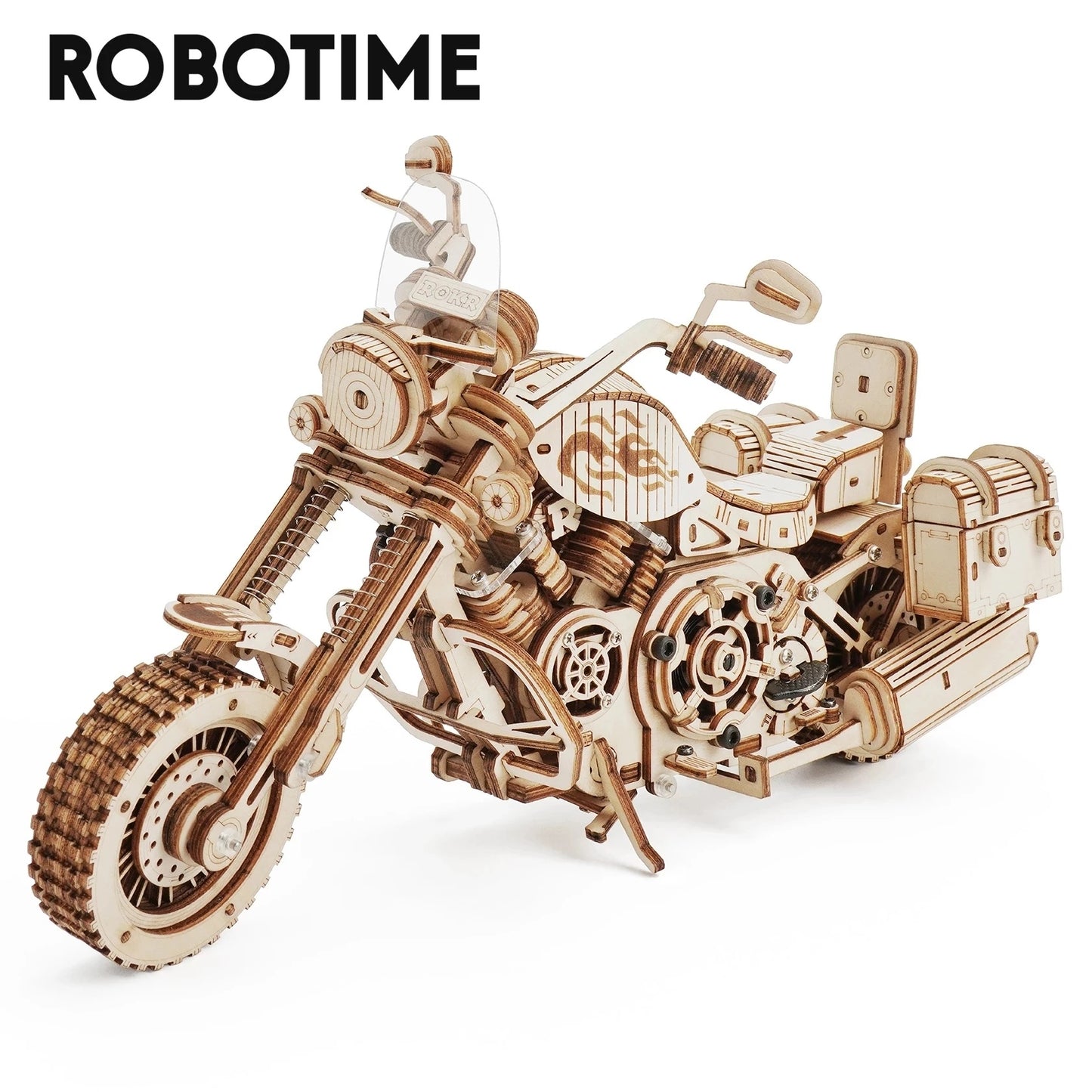 Motorcycle Wooden Puzzle STEM Kit