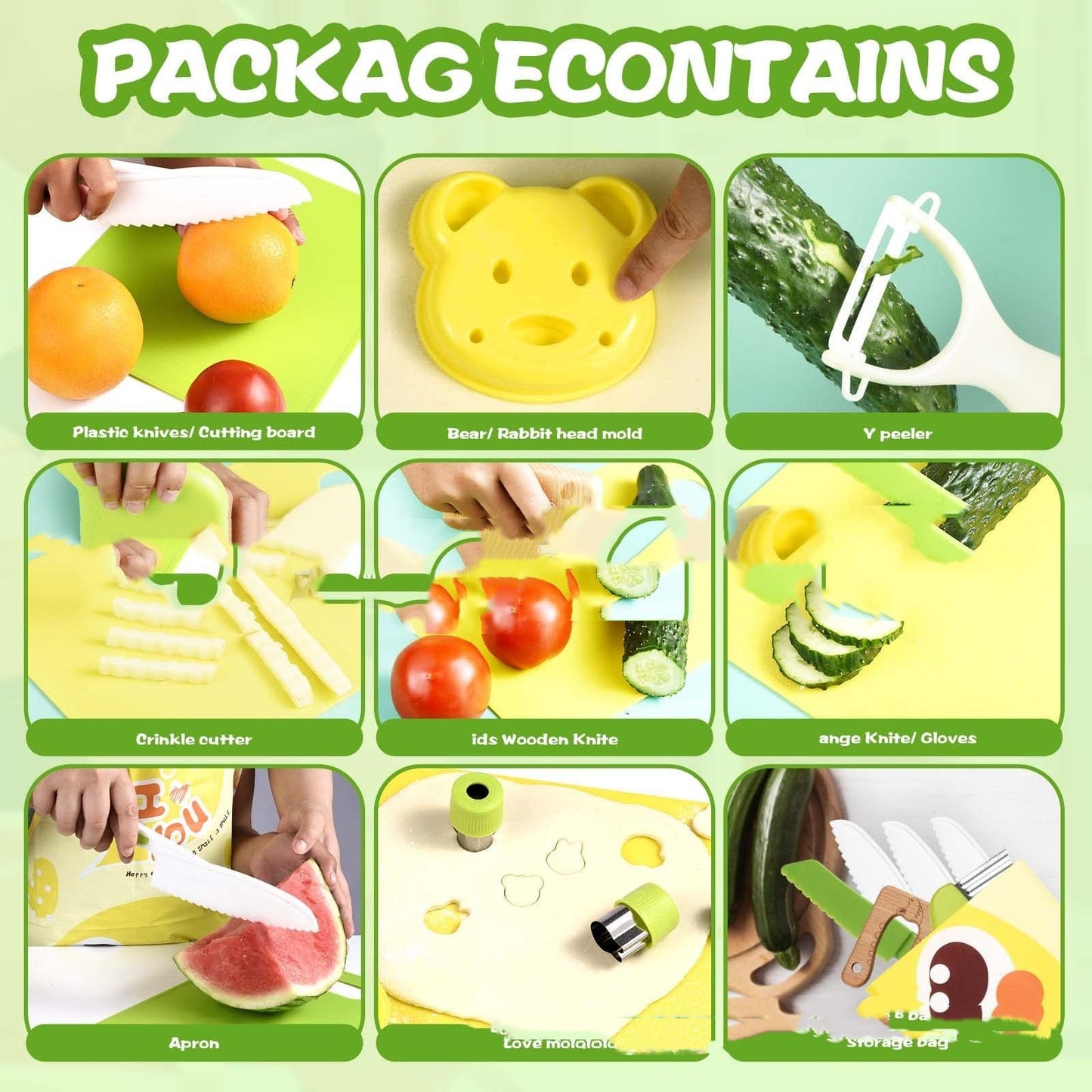 Children's Kitchen Cookware And Baking Set