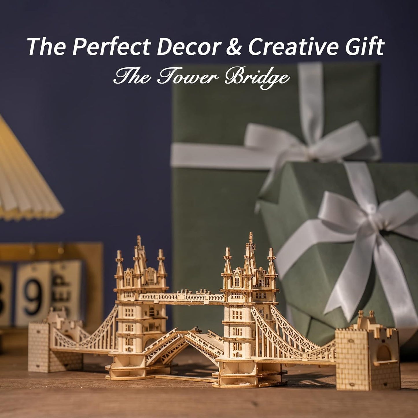 3D Wooden Puzzle London Tower Bridge STEM Kit
