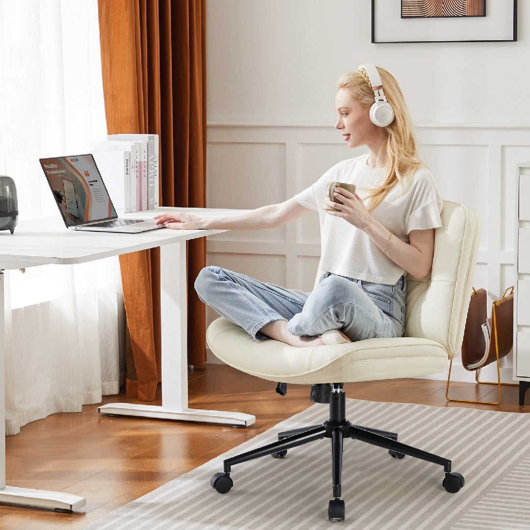 Swivel Height Adjustable Comfy Computer Chair