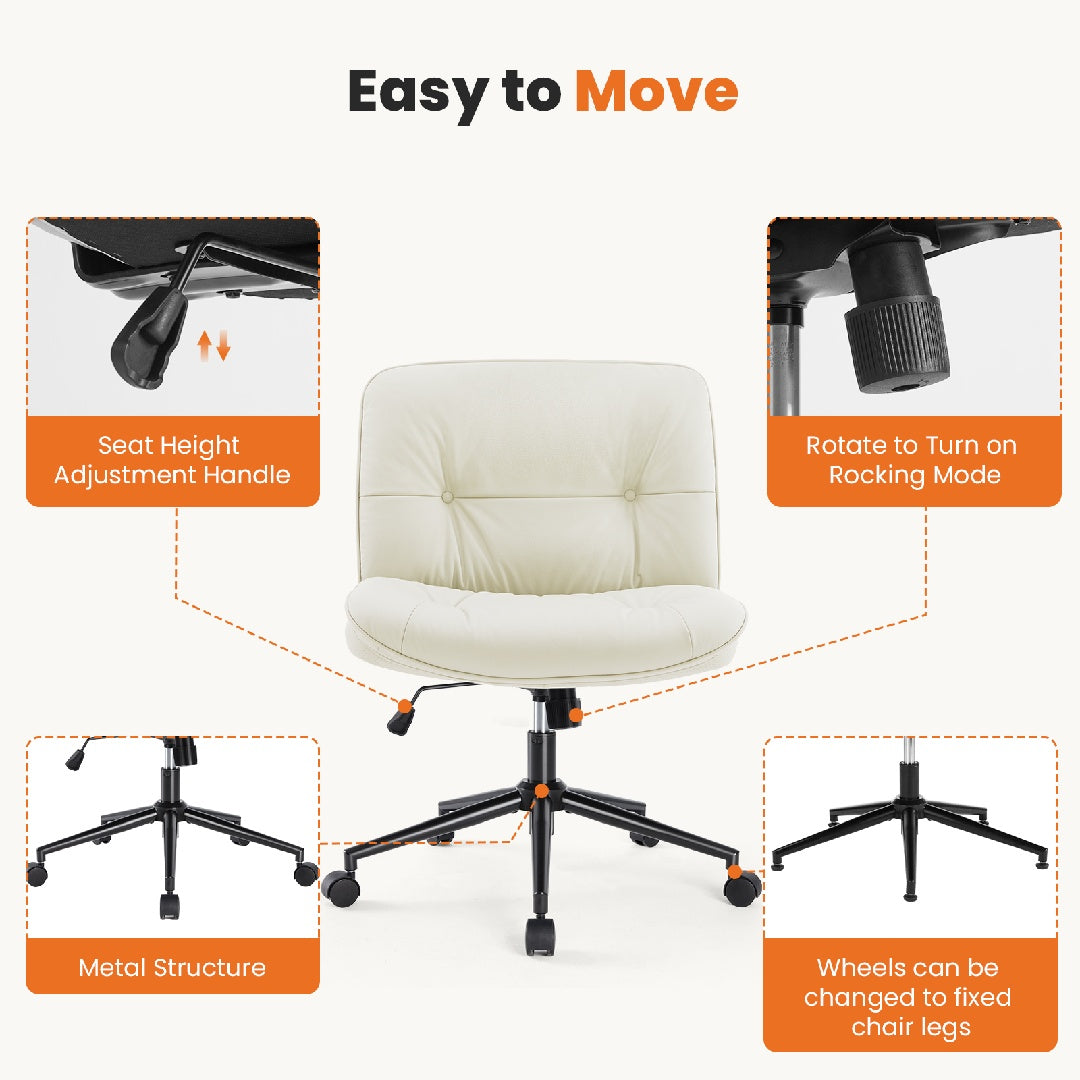 Swivel Height Adjustable Comfy Computer Chair