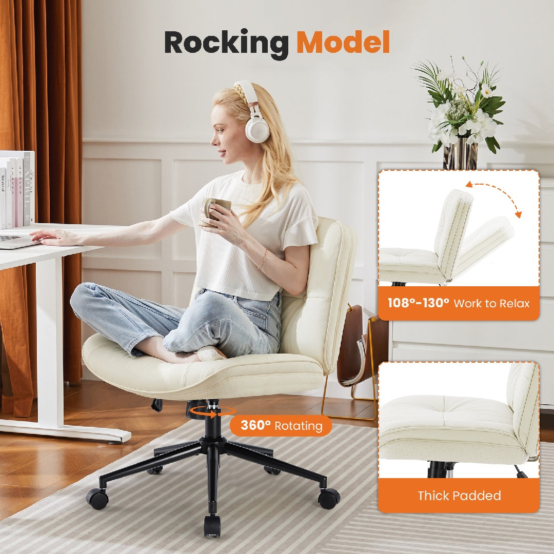 Swivel Height Adjustable Comfy Computer Chair