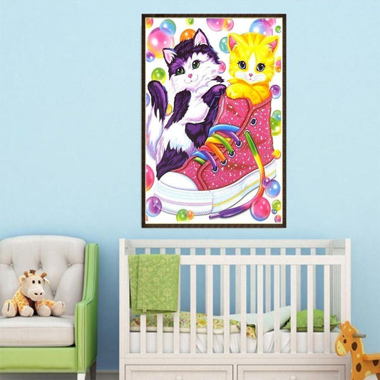 Diy diamond painting pretty cat